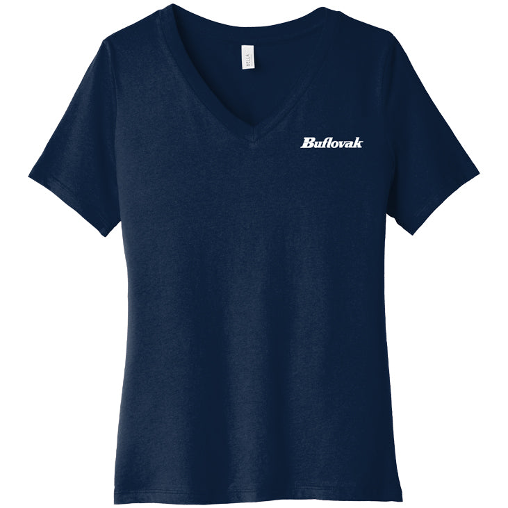 Bella+Canvas Women’s Relaxed Jersey V-Neck Tee