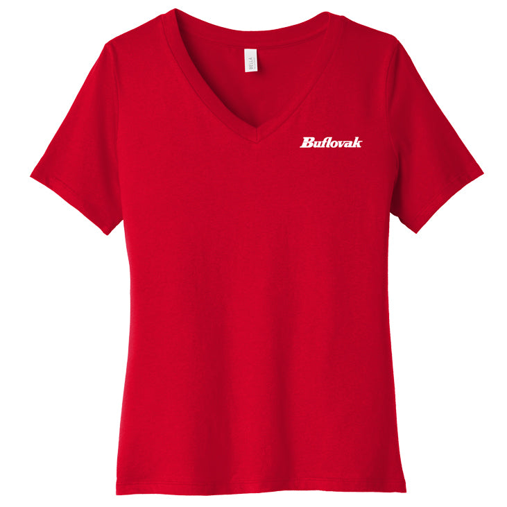 Bella+Canvas Women’s Relaxed Jersey V-Neck Tee