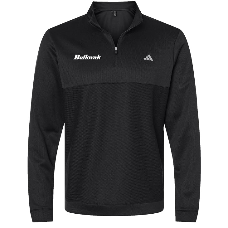 Adidas - Ultimate365 Textured Quarter-Zip Pullover