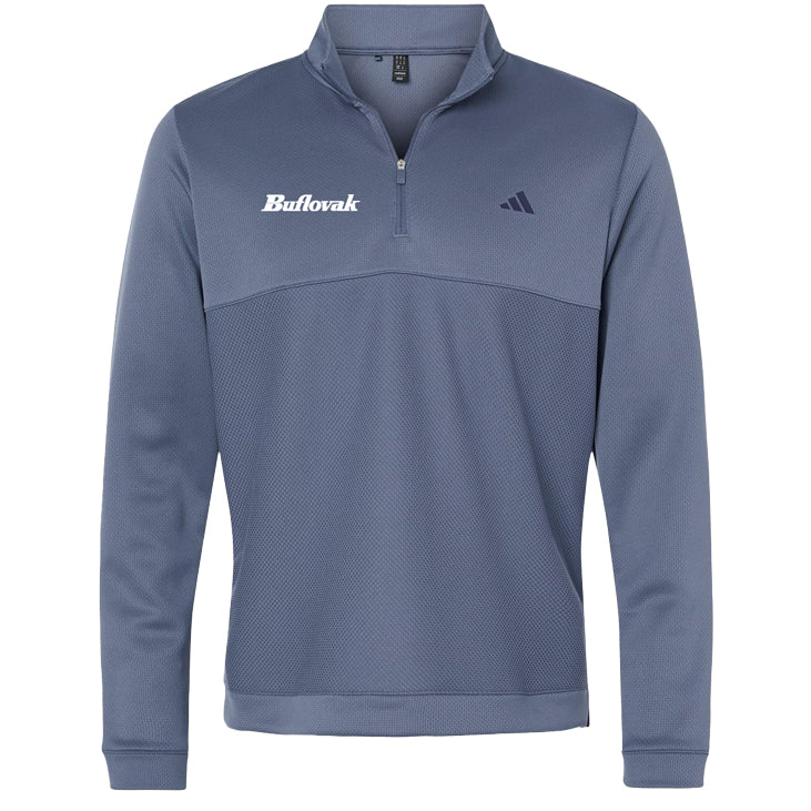 Adidas - Ultimate365 Textured Quarter-Zip Pullover