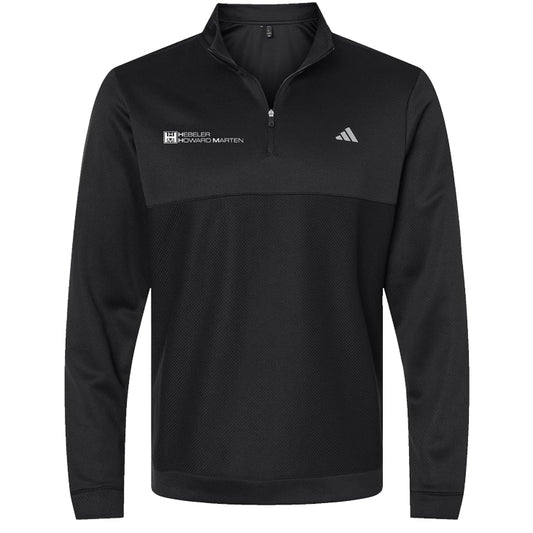 Adidas - Ultimate365 Textured Quarter-Zip Pullover