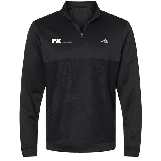 Adidas - Ultimate365 Textured Quarter-Zip Pullover