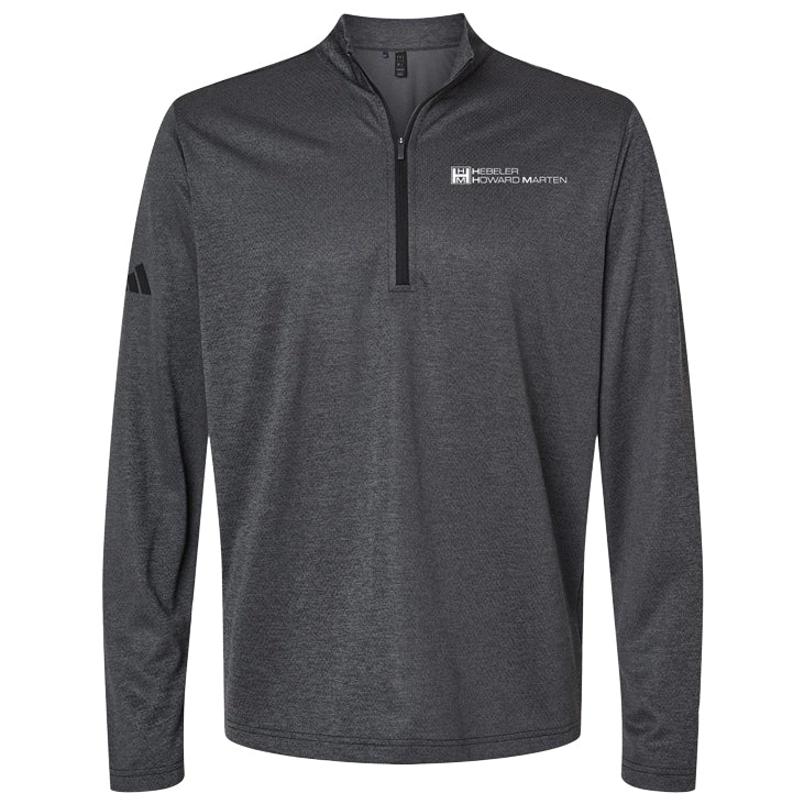 Adidas- Space Dyed Quarter-Zip Pullover
