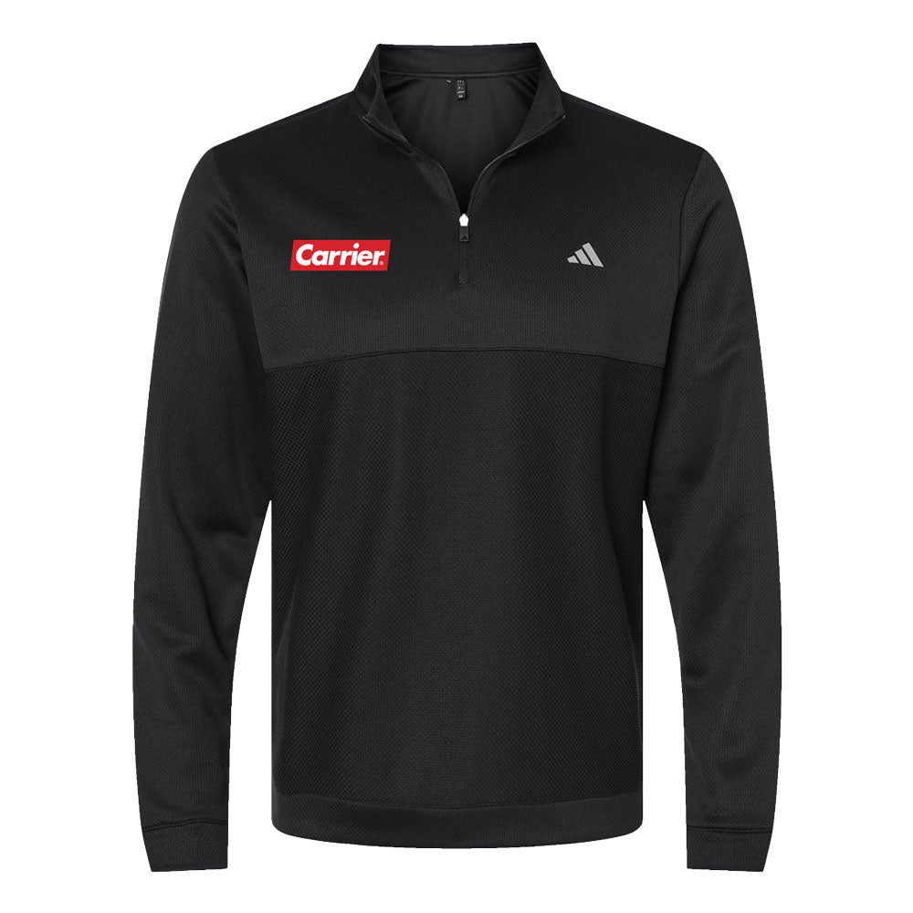 Adidas - Ultimate365 Textured Quarter-Zip Pullover