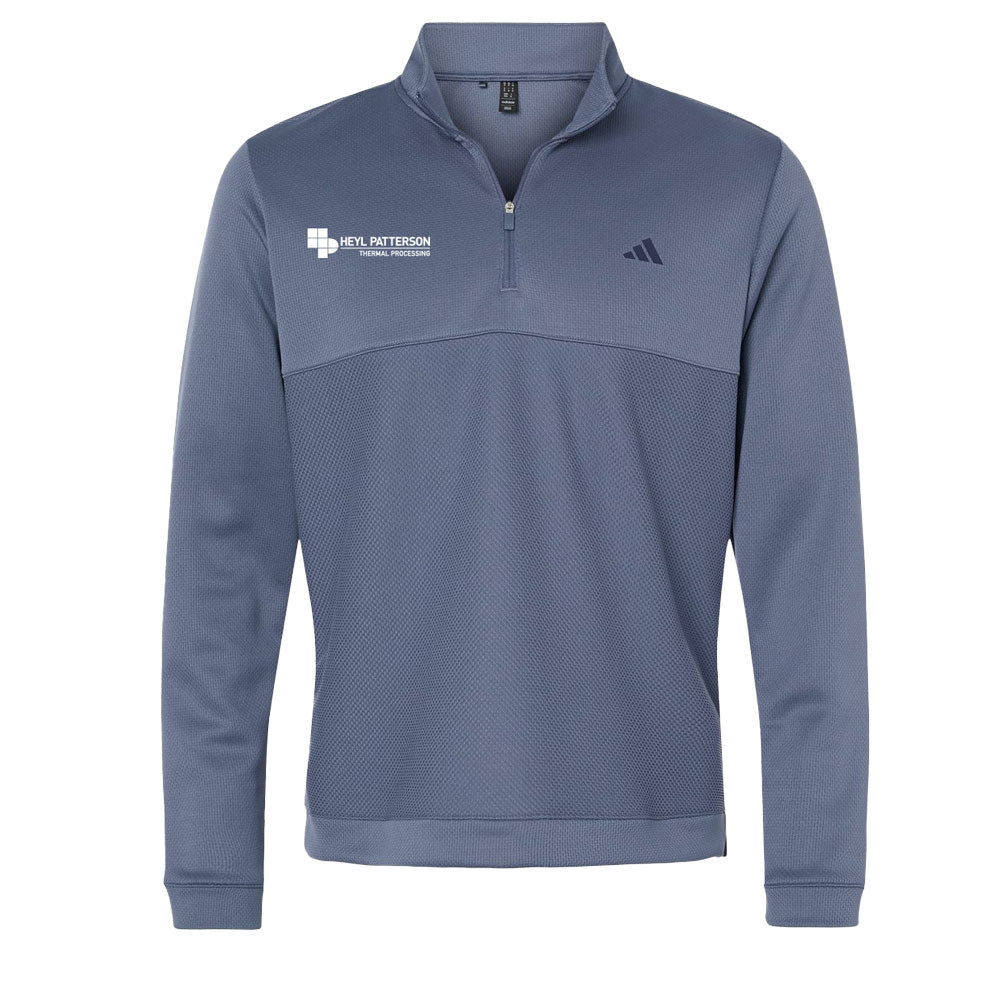 Adidas - Ultimate365 Textured Quarter-Zip Pullover