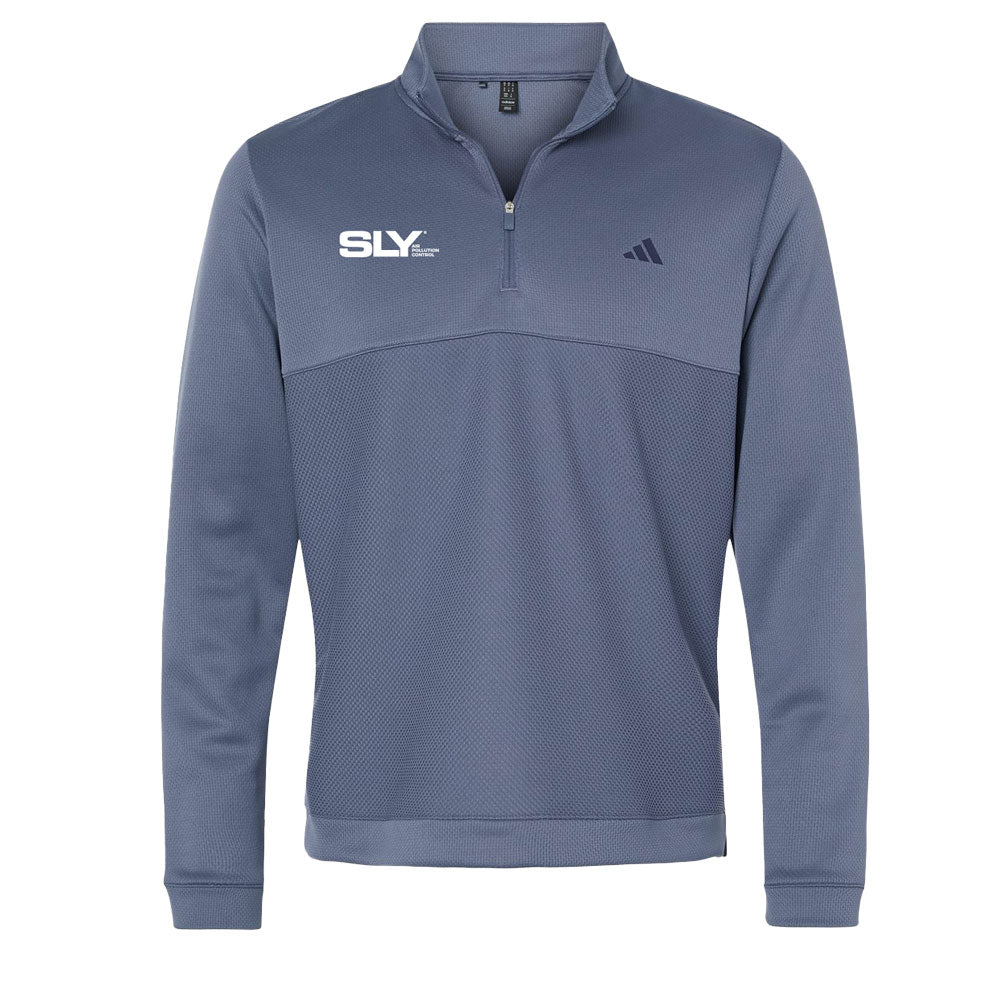 Adidas - Ultimate365 Textured Quarter-Zip Pullover