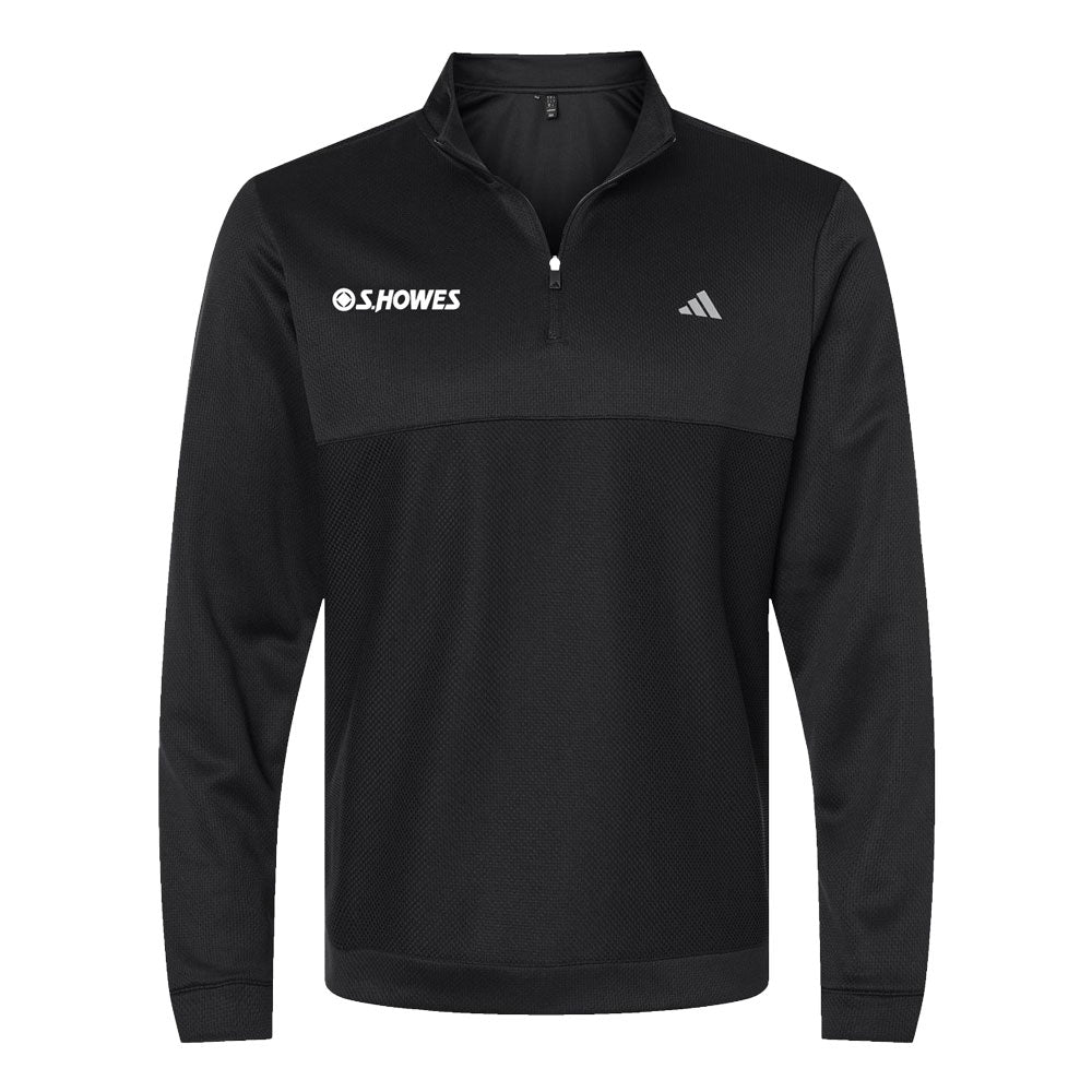 Adidas - Ultimate365 Textured Quarter-Zip Pullover