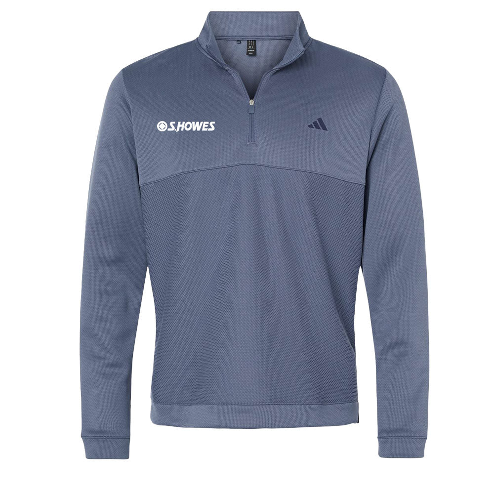 Adidas - Ultimate365 Textured Quarter-Zip Pullover