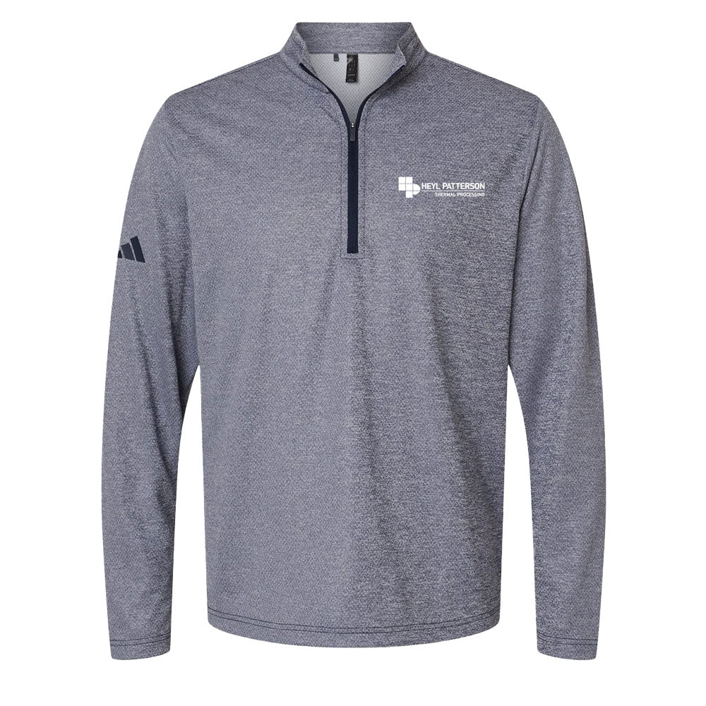 Adidas- Space Dyed Quarter-Zip Pullover