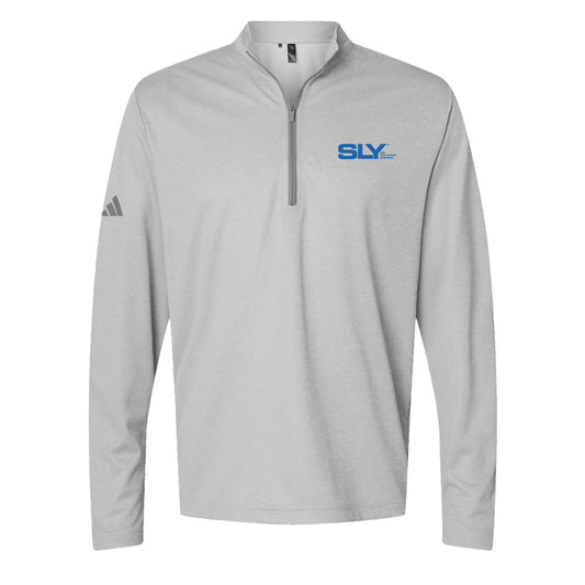 Adidas- Space Dyed Quarter-Zip Pullover