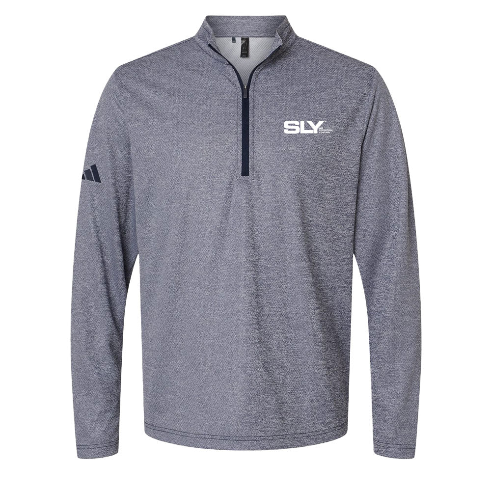 Adidas- Space Dyed Quarter-Zip Pullover