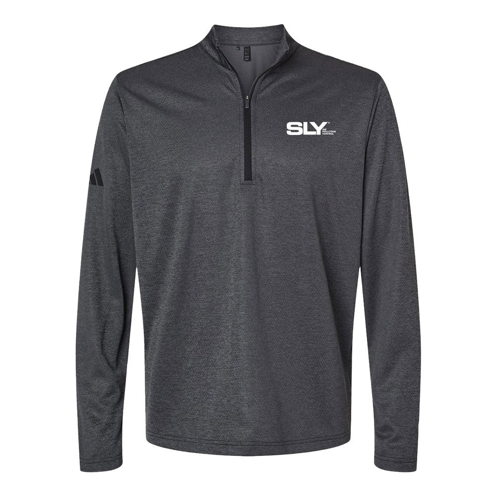 Adidas- Space Dyed Quarter-Zip Pullover