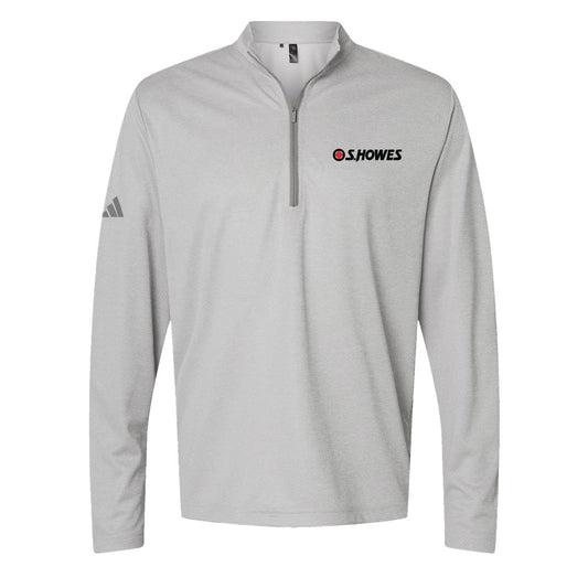 Adidas- Space Dyed Quarter-Zip Pullover