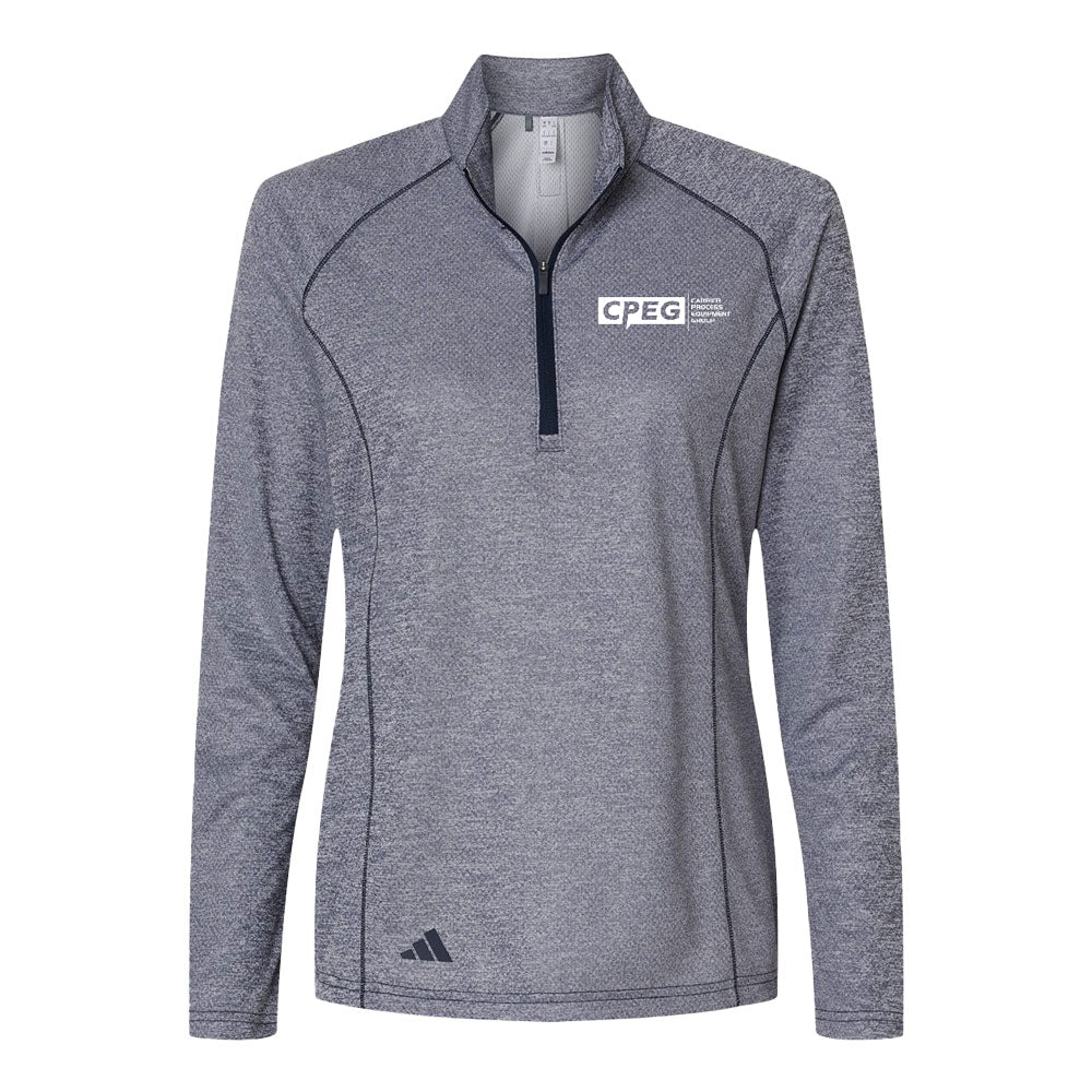 Adidas - Women's Space Dyed Quarter-Zip Pullover