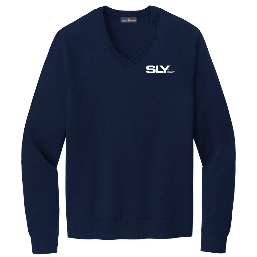 Brooks Brothers® Cotton Stretch V-Neck Sweater