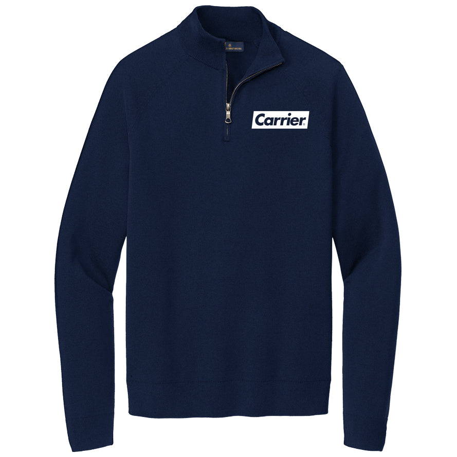 Brooks Brothers® Cotton Stretch 1/4-Zip Sweater