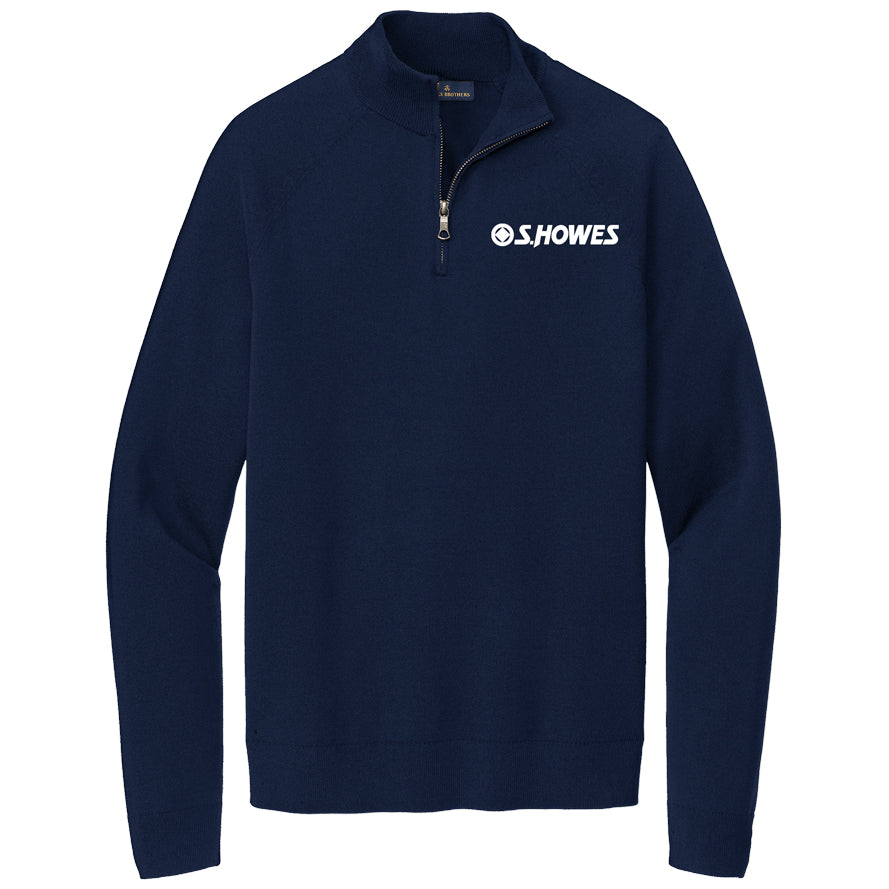 Brooks Brothers® Cotton Stretch 1/4-Zip Sweater