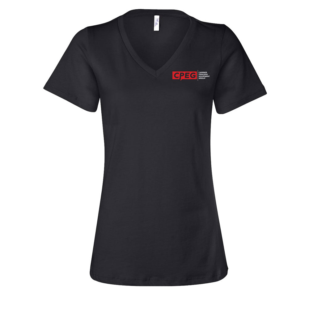 Bella+Canvas Women’s Relaxed Jersey V-Neck Tee