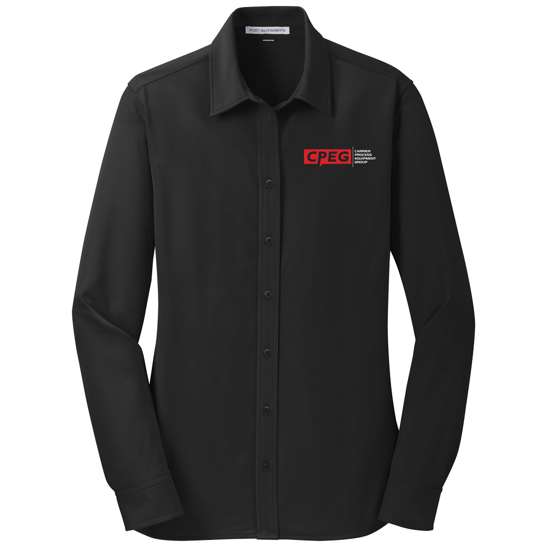 PA Ladies Dimension Knit Dress Shirt