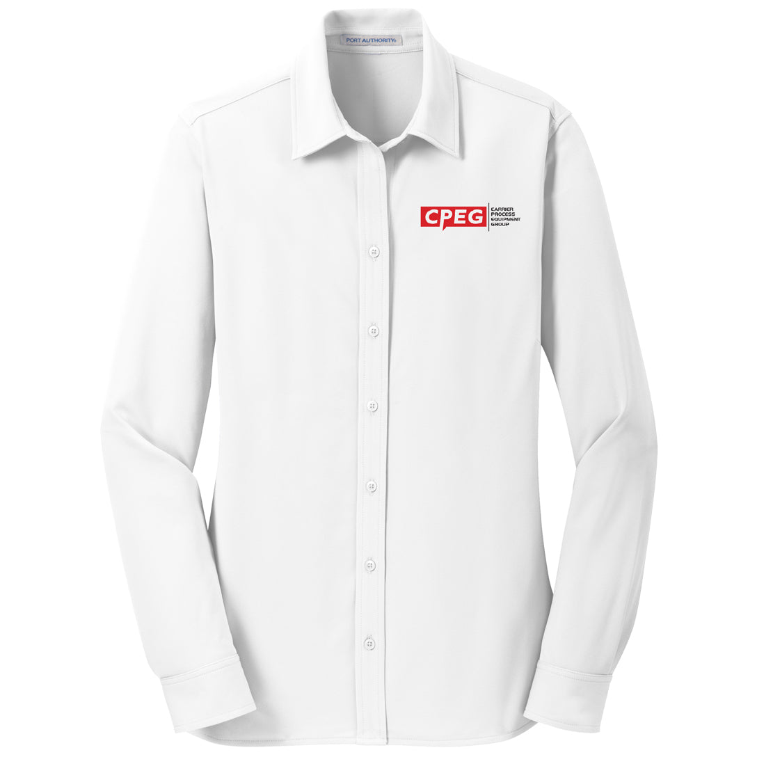 PA Ladies Dimension Knit Dress Shirt