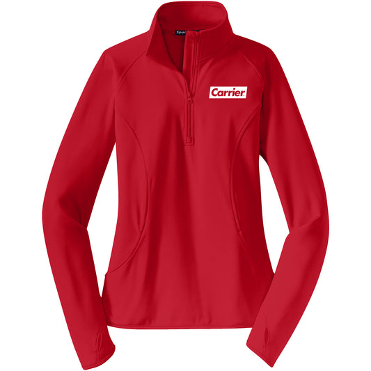 Sport-Tek Ladies Sport-Wick Stretch 1/4-Zip Pullover