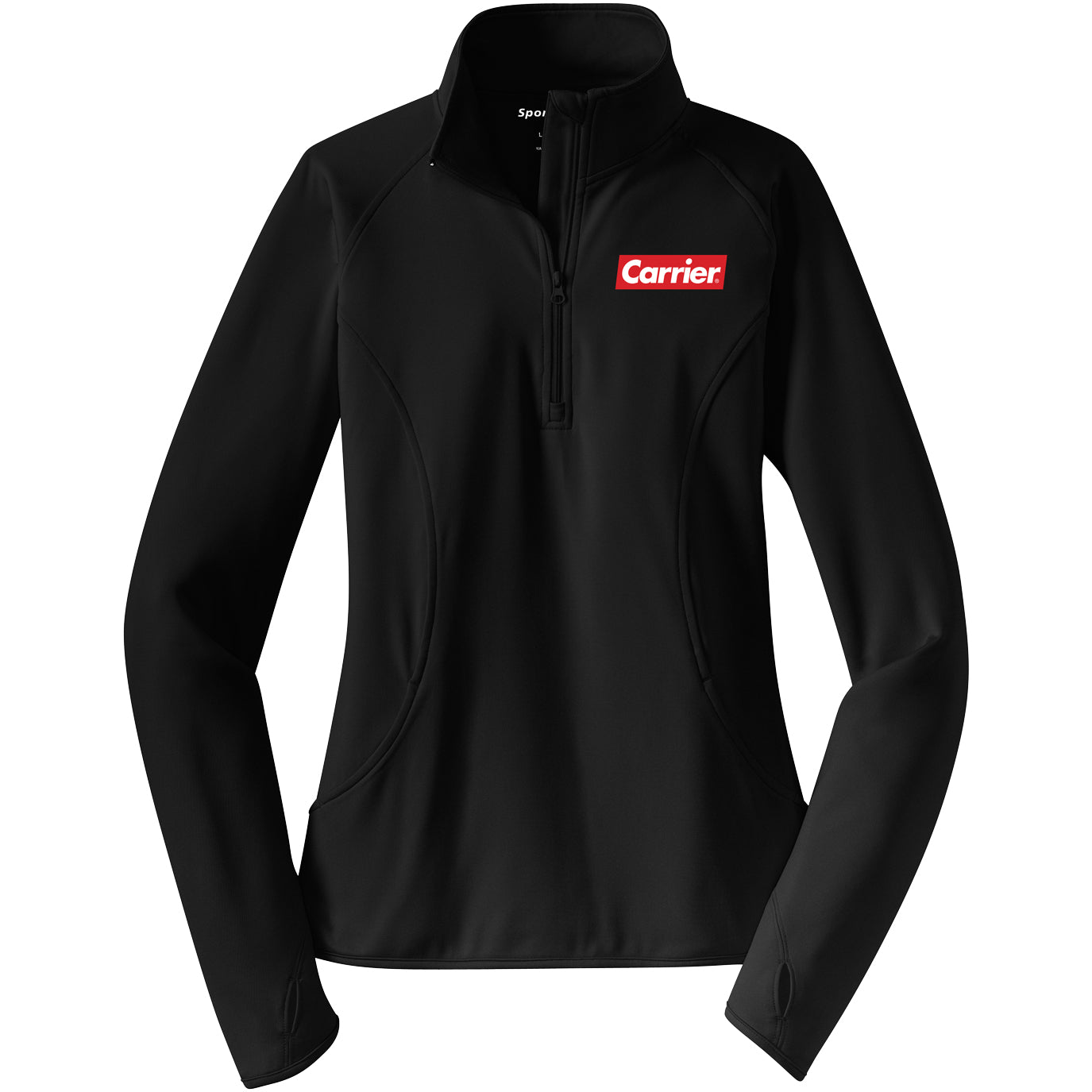 Sport-Tek Ladies Sport-Wick Stretch 1/4-Zip Pullover