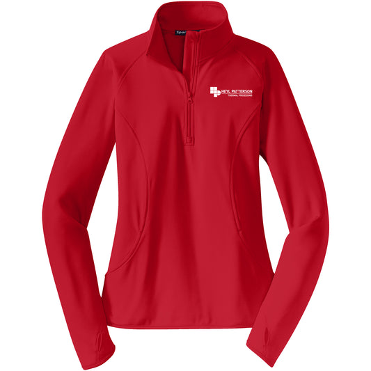 Sport-Tek Ladies Sport-Wick Stretch 1/4-Zip Pullover