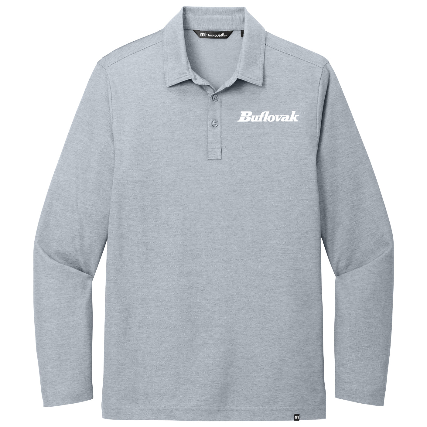 TravisMathew Oceanside Heather Long Sleeve Polo