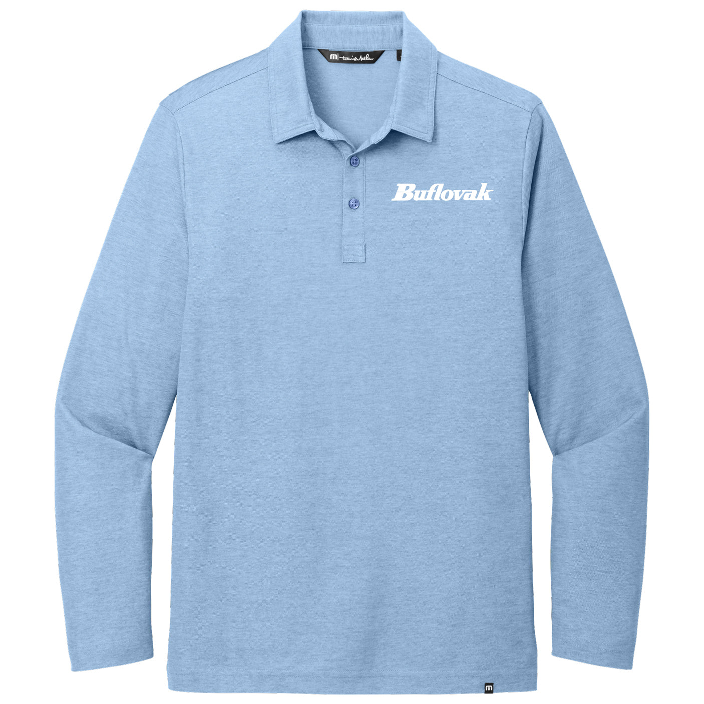 TravisMathew Oceanside Heather Long Sleeve Polo