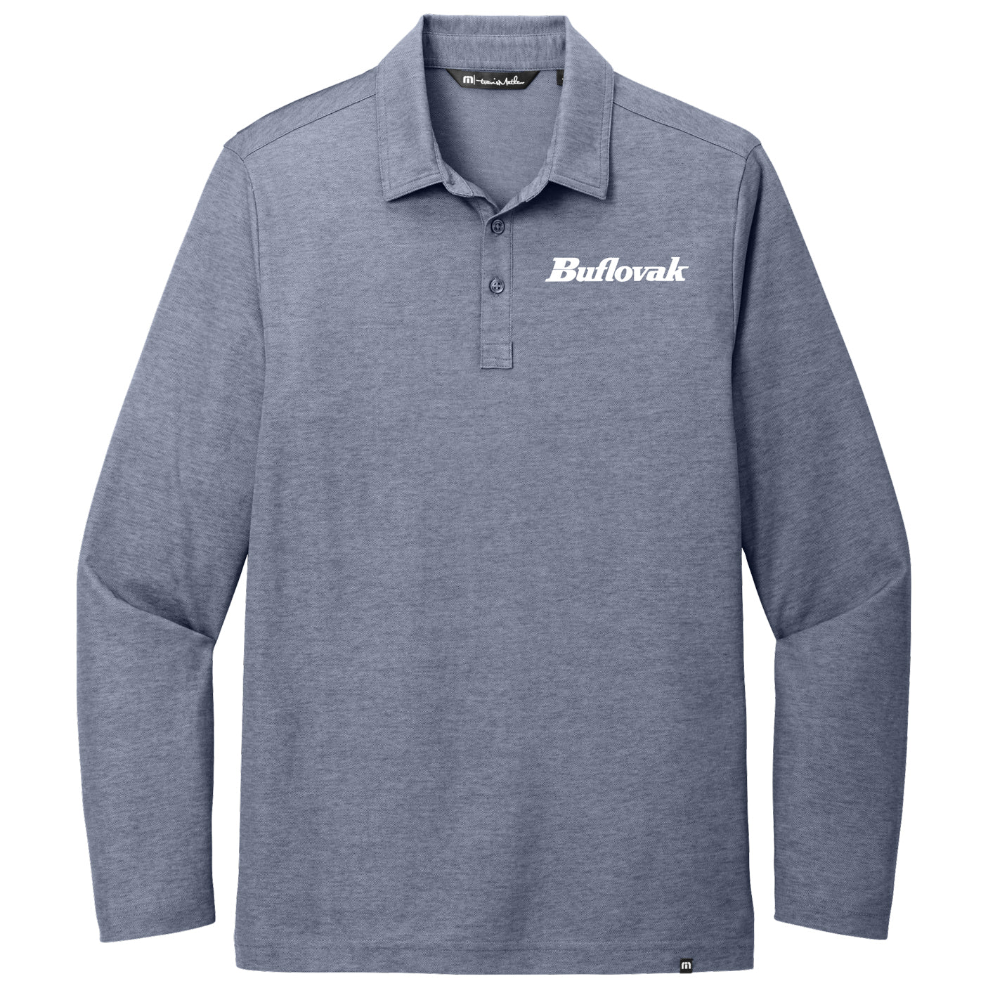 TravisMathew Oceanside Heather Long Sleeve Polo