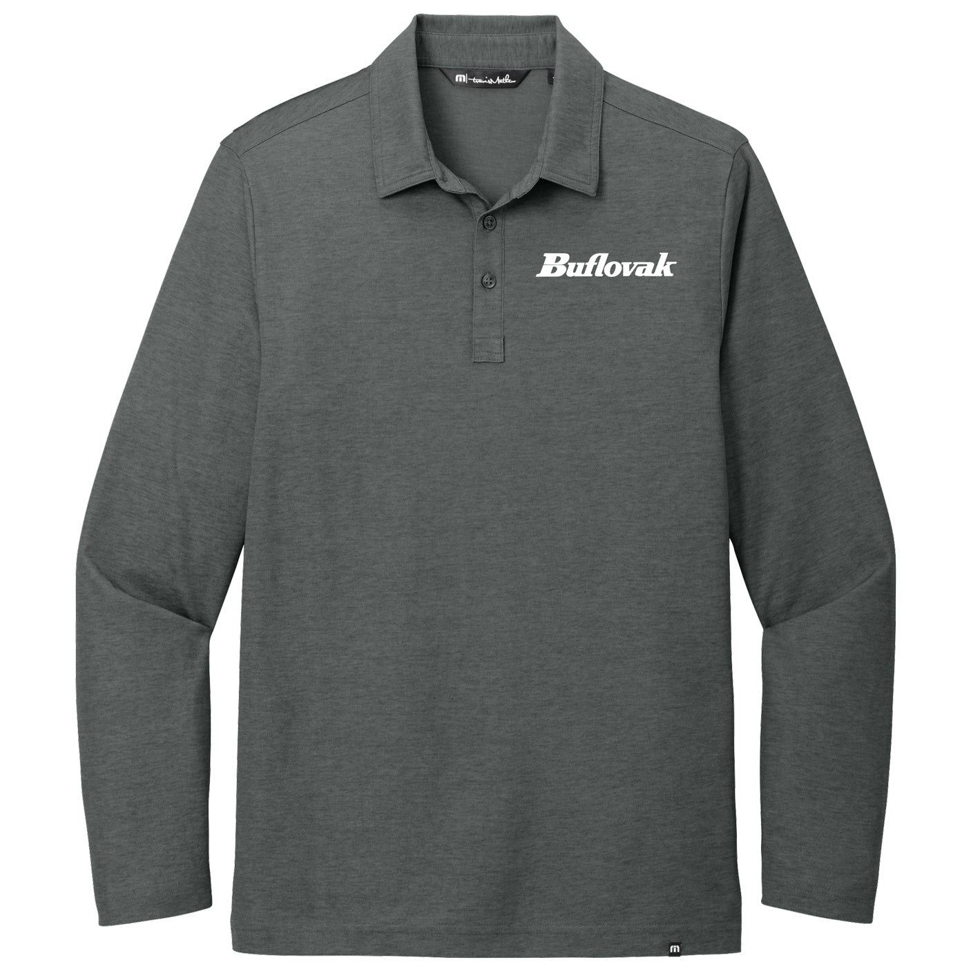 TravisMathew Oceanside Heather Long Sleeve Polo