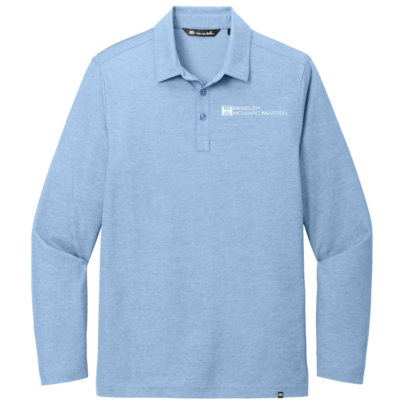 TravisMathew Oceanside Heather Long Sleeve Polo