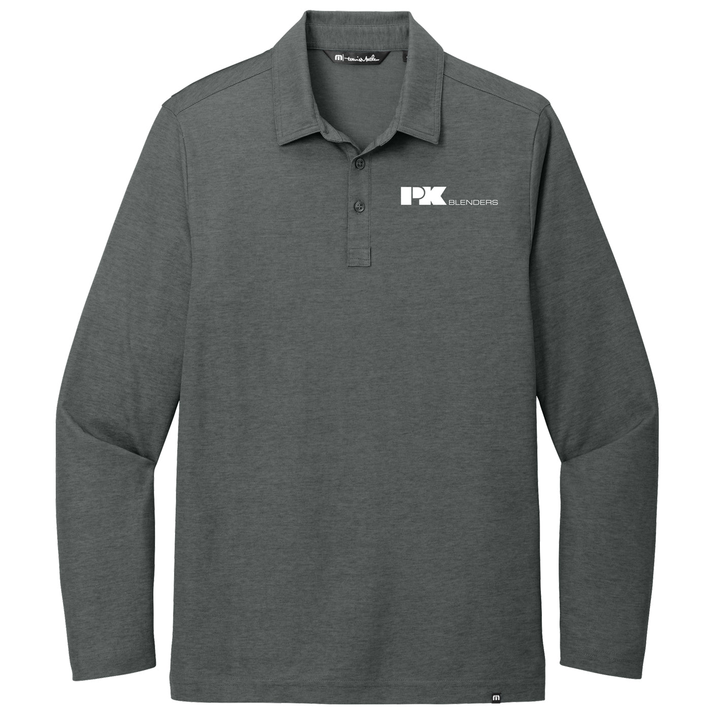 TravisMathew Oceanside Heather Long Sleeve Polo