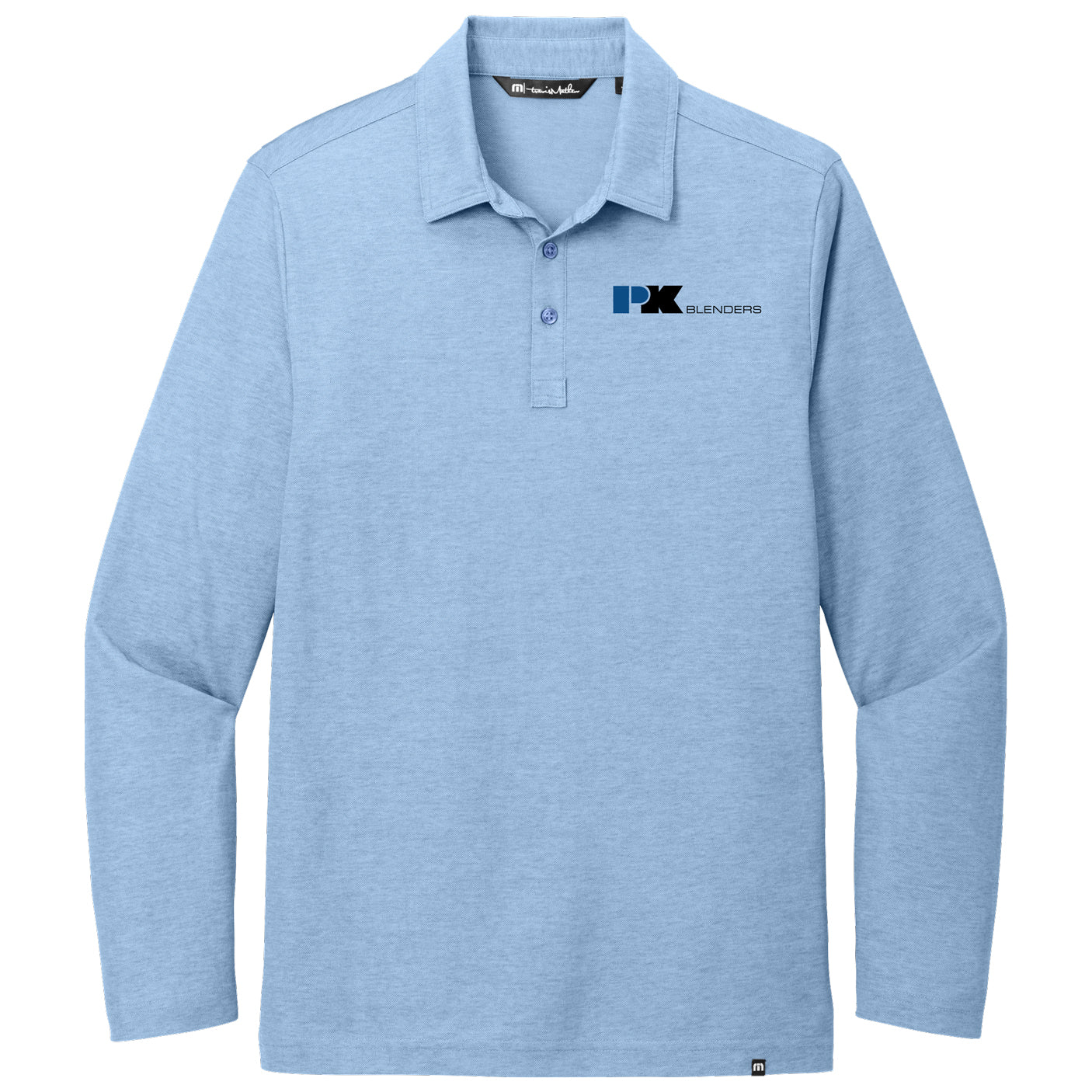 TravisMathew Oceanside Heather Long Sleeve Polo