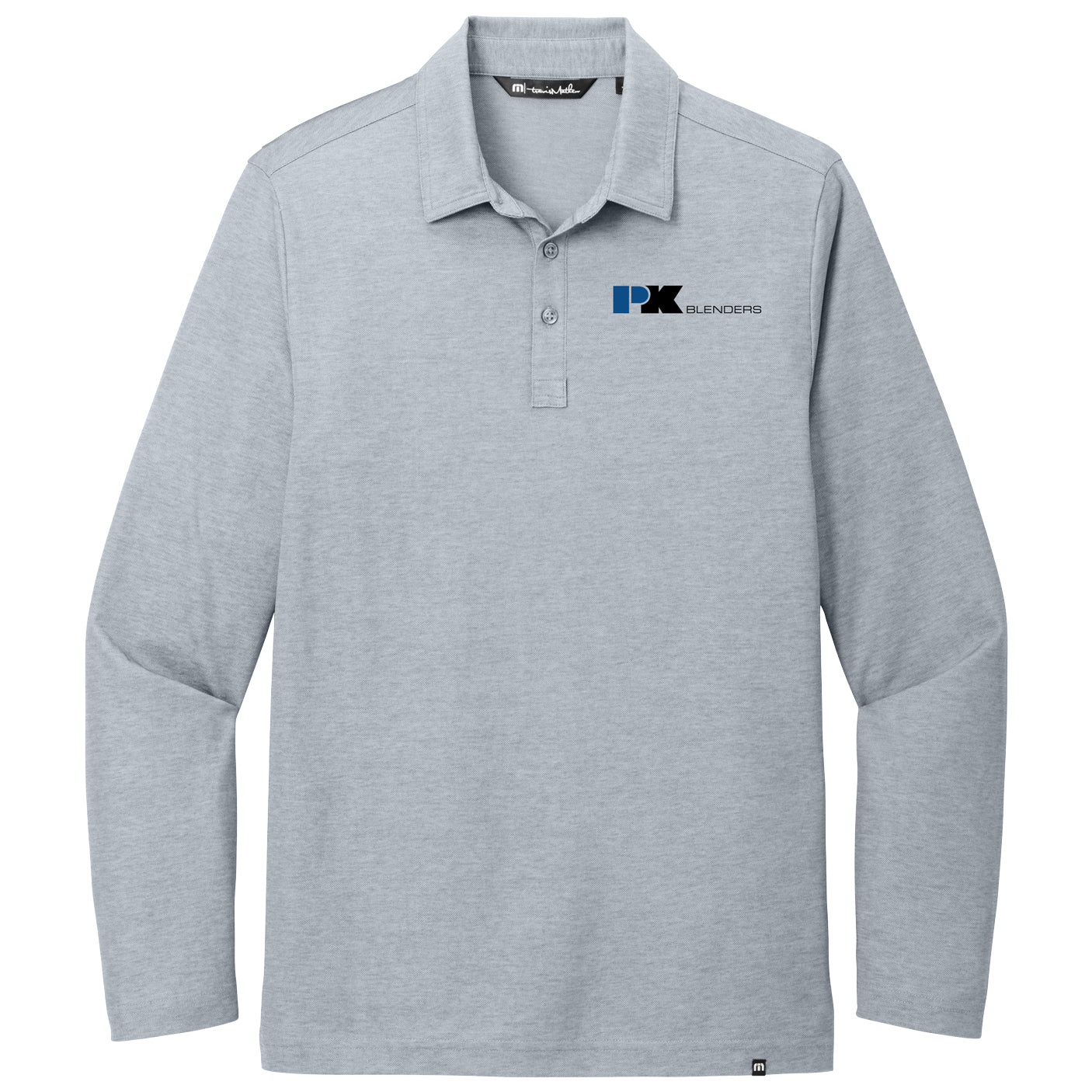 TravisMathew Oceanside Heather Long Sleeve Polo