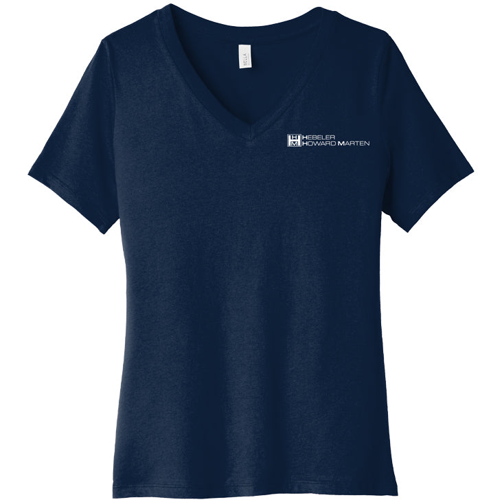 Bella+Canvas Women’s Relaxed Jersey V-Neck Tee