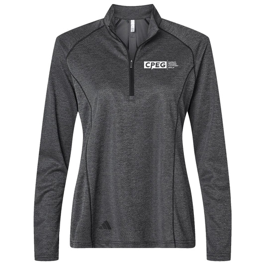 Adidas - Women's Space Dyed Quarter-Zip Pullover