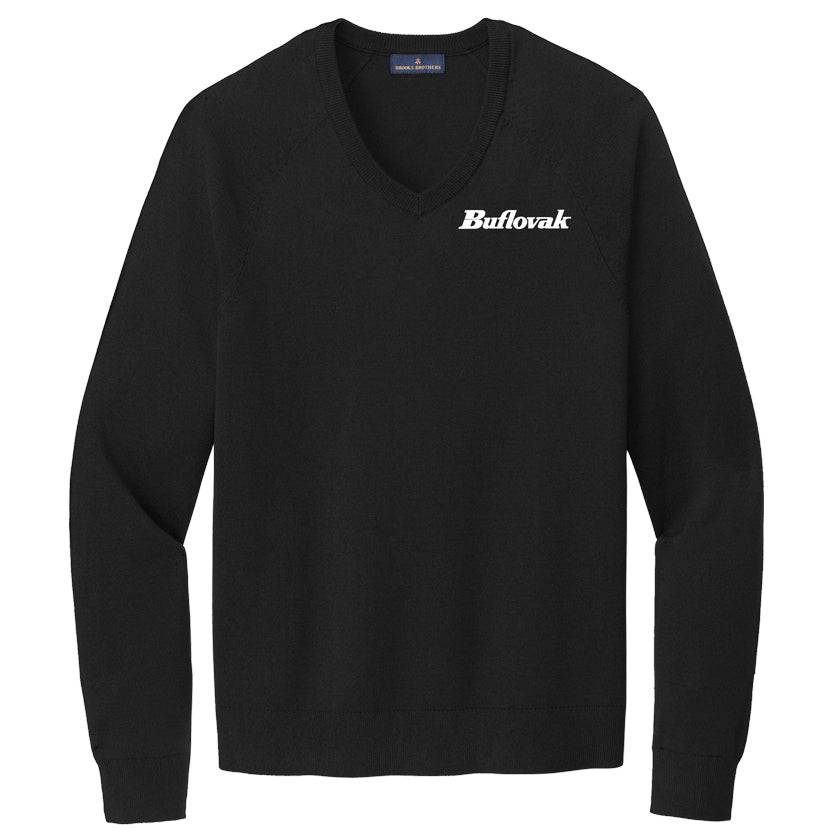 Brooks Brothers® Cotton Stretch V-Neck Sweater