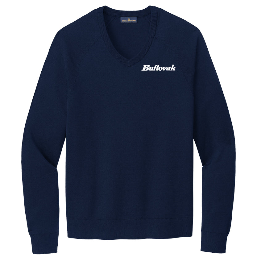 Brooks Brothers® Cotton Stretch V-Neck Sweater