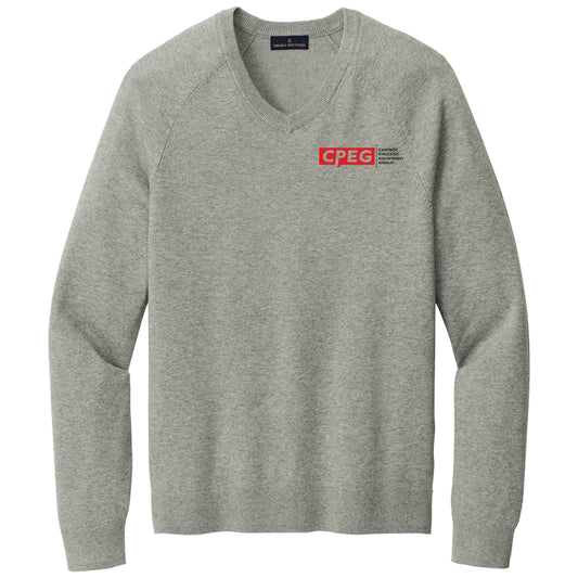 Brooks Brothers® Cotton Stretch V-Neck Sweater