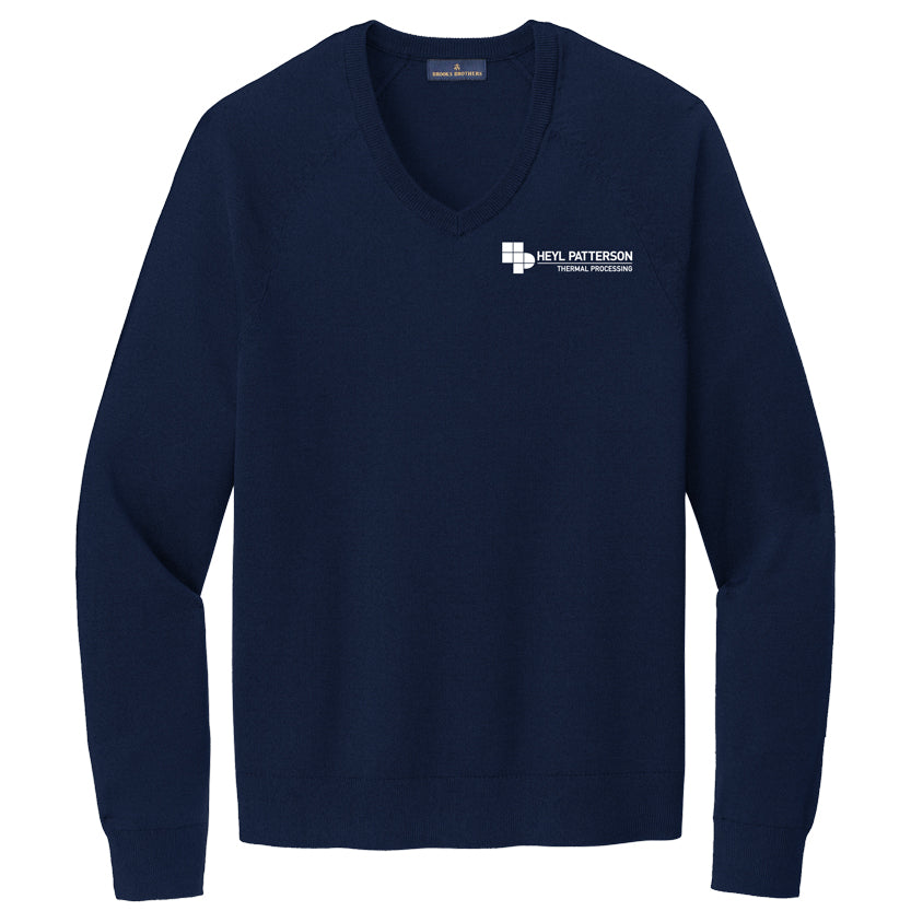 Brooks Brothers® Cotton Stretch V-Neck Sweater