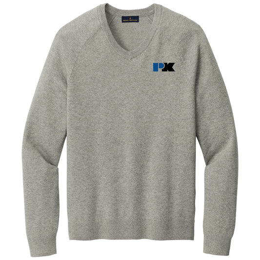 Brooks Brothers® Cotton Stretch V-Neck Sweater