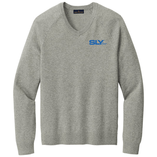 Brooks Brothers® Cotton Stretch V-Neck Sweater