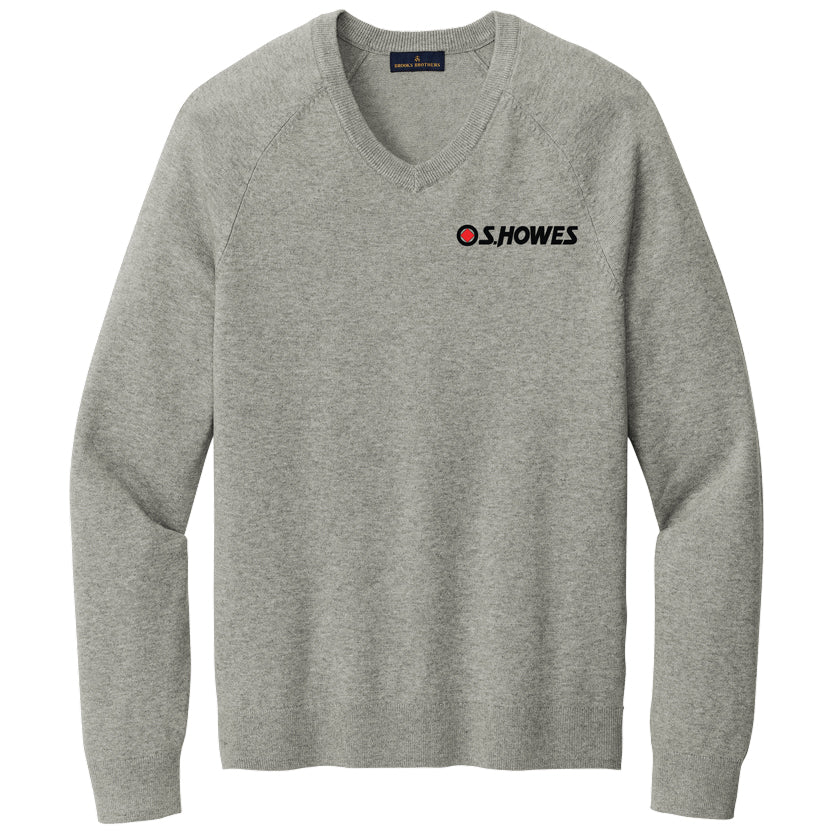 Brooks Brothers® Cotton Stretch V-Neck Sweater