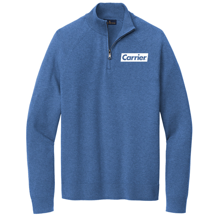 Brooks Brothers® Cotton Stretch 1/4-Zip Sweater