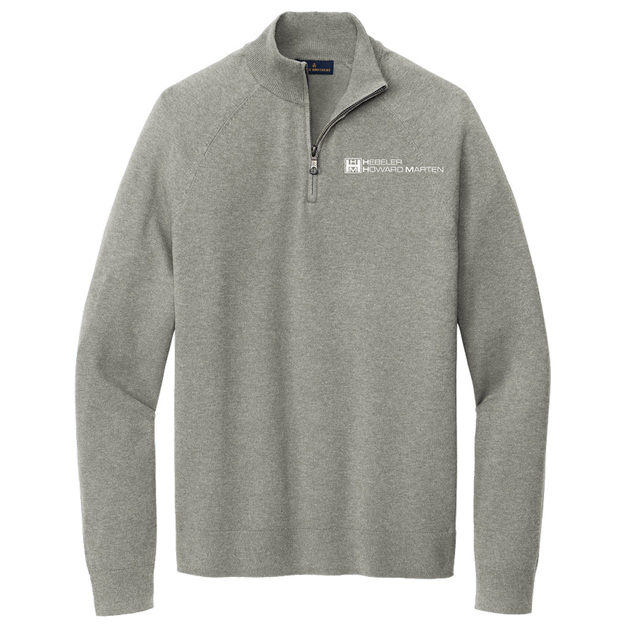 Brooks Brothers® Cotton Stretch 1/4-Zip Sweater