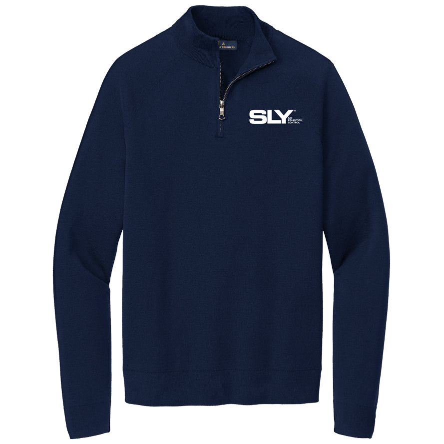 Brooks Brothers® Cotton Stretch 1/4-Zip Sweater