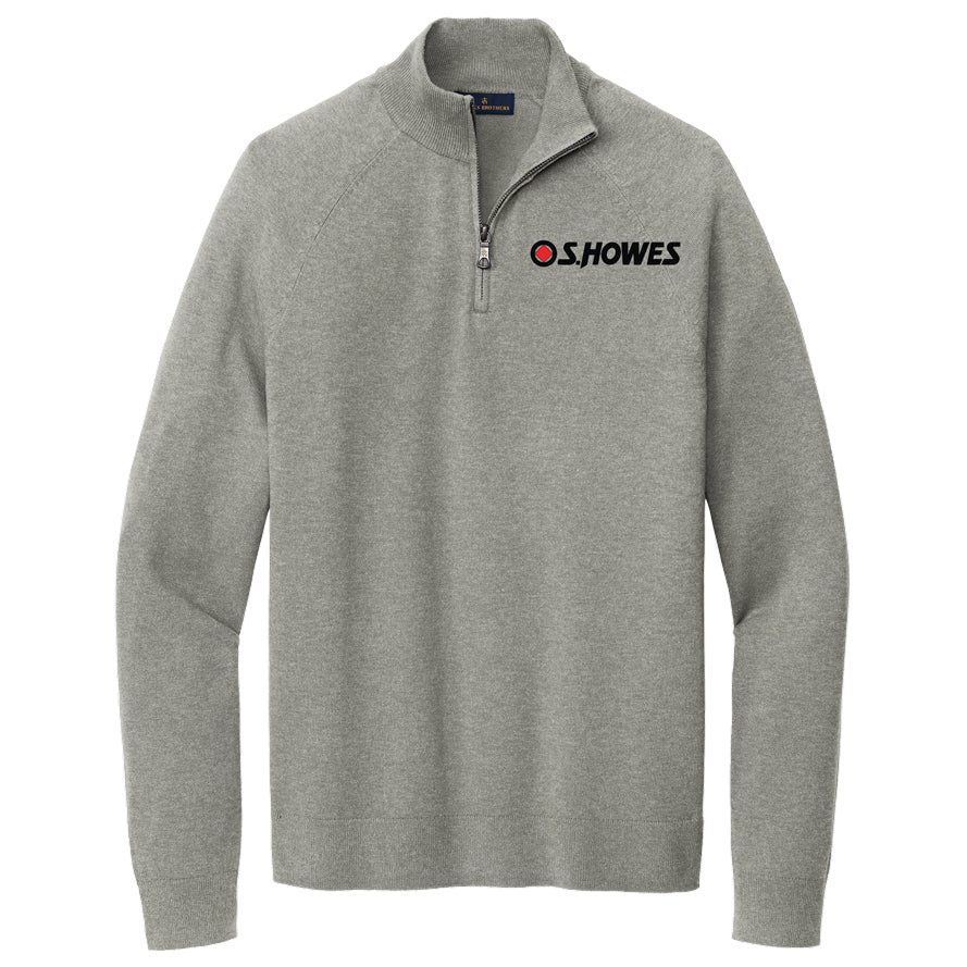 Brooks Brothers® Cotton Stretch 1/4-Zip Sweater