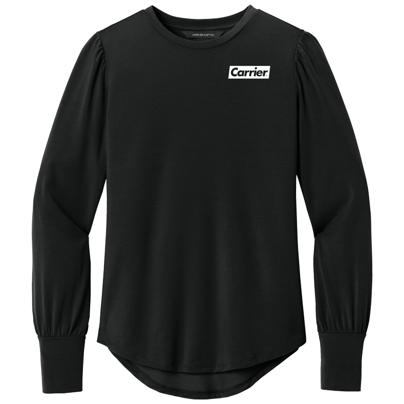 Mercer+Mettle Women’s Stretch Jersey Long Sleeve Blouson Top